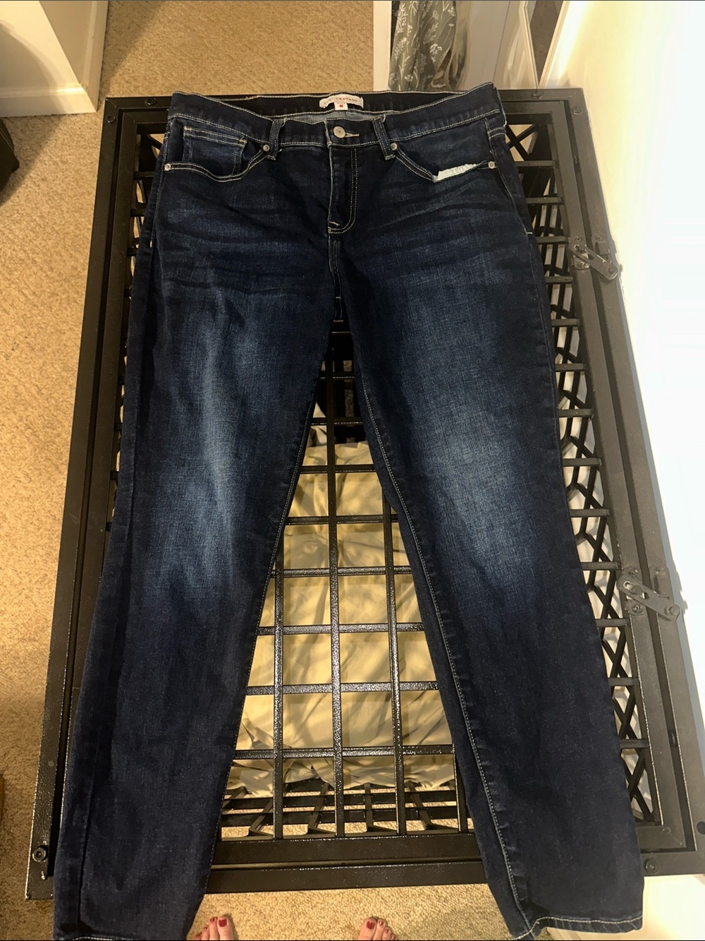 Lucky Brand Dark Indigo Skinny Jeans